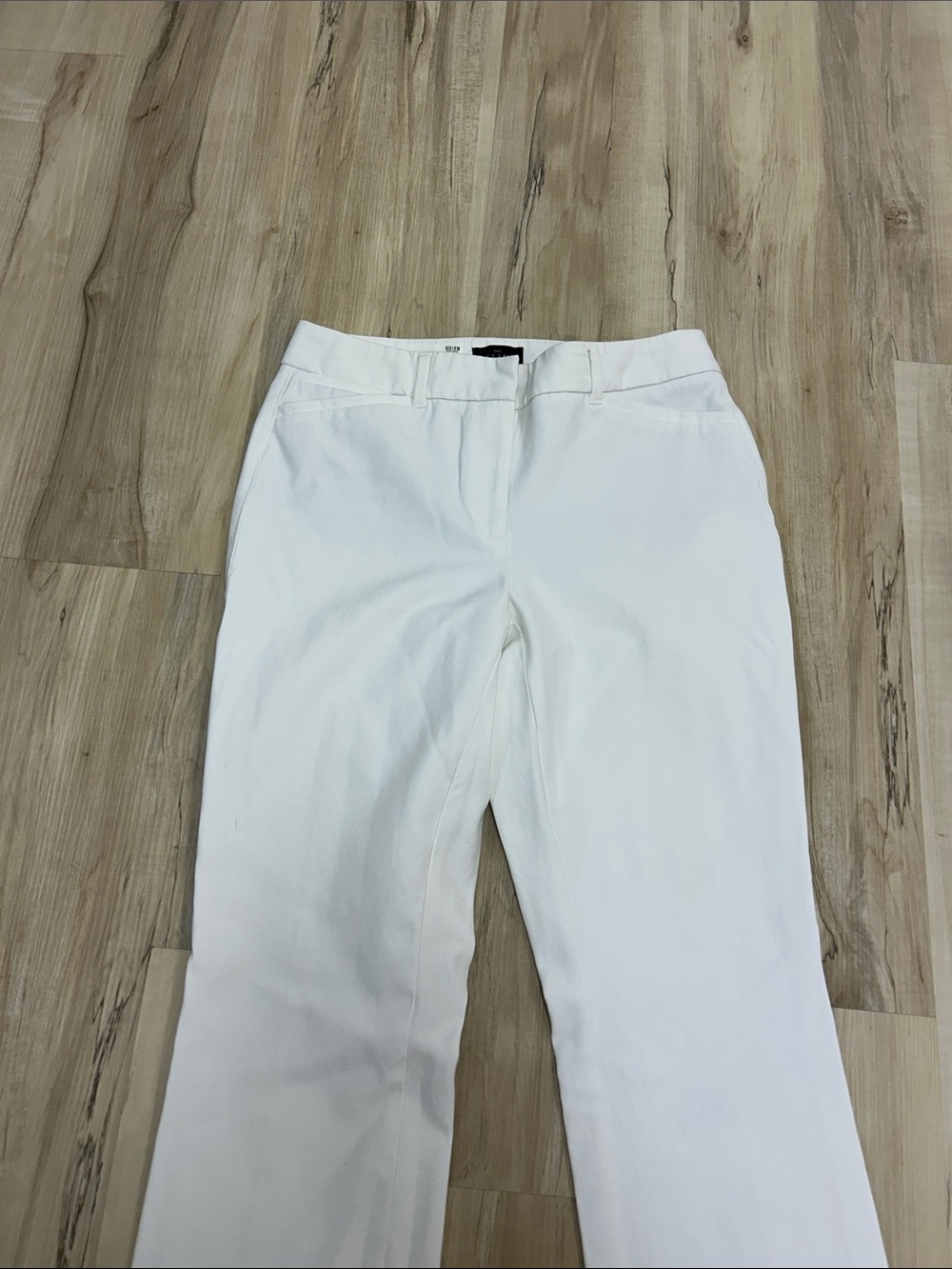 White House Black Market White Women's Tailored Straight-Leg Pants image 2